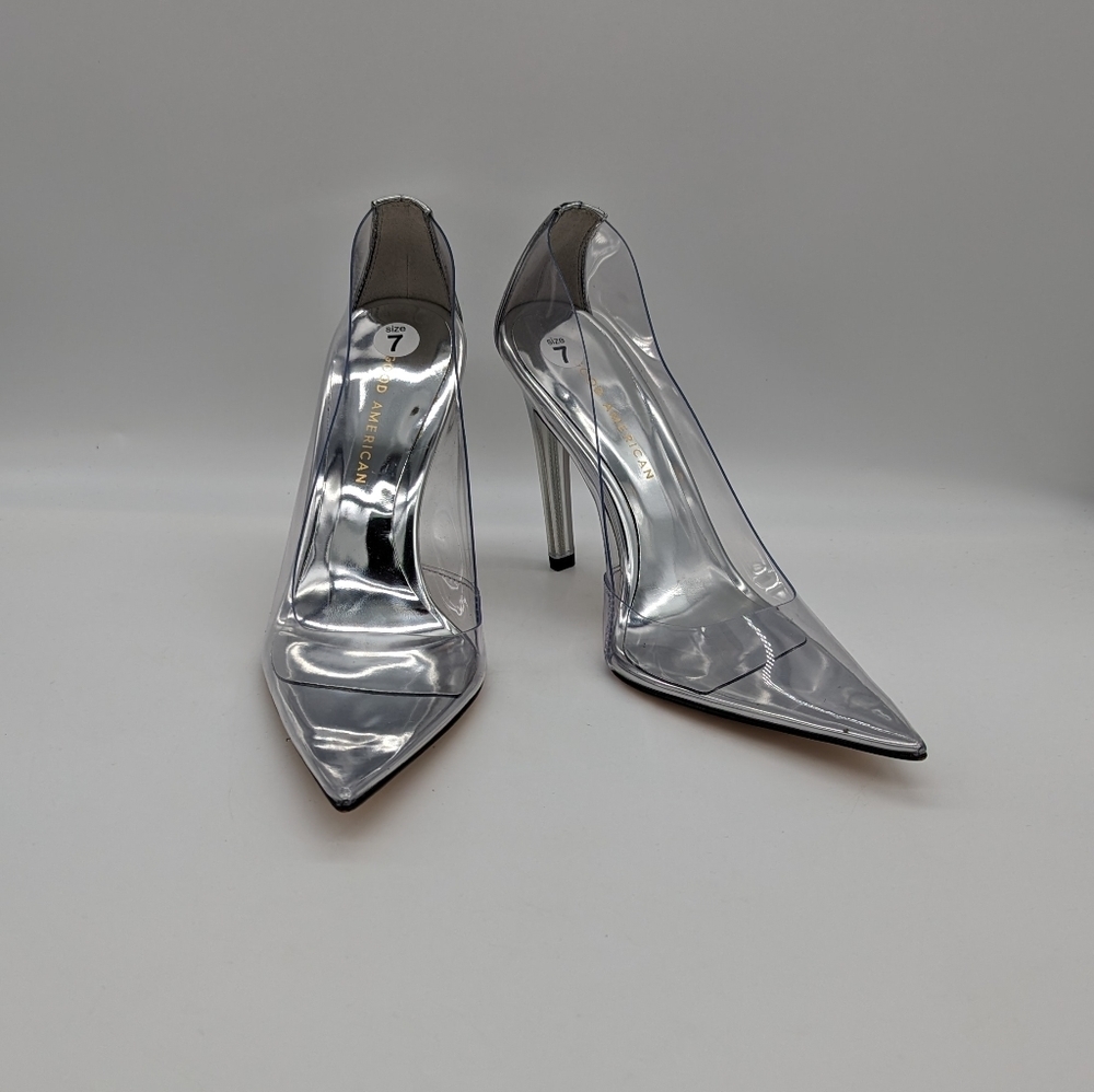 Good American Cinderella Pumps Glass GA275P-X